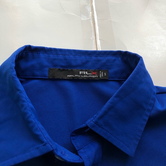 Polo Ralph Lauren RLX blue polo - Picture 2 of 7